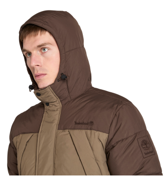 Timberland Quilted jacket, waterproof brown