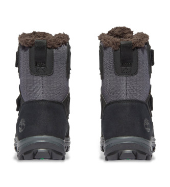 Timberland Stivali da neve Chillberg neri a met polpaccio con velcro e Gore-Tex