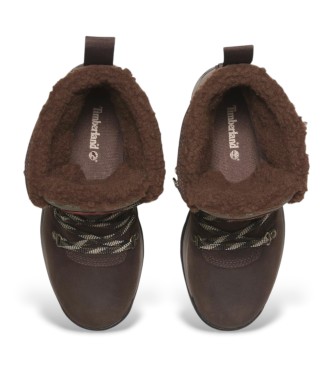 Timberland Chocorua vandtætte high top snowboardstøvler med snørebånd, mørkebrune  