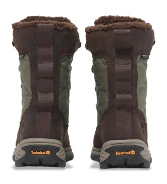 Timberland Chocorua vandtætte high top snowboardstøvler med snørebånd, mørkebrune  