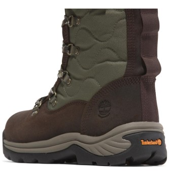Timberland Chocorua vandtætte high top snowboardstøvler med snørebånd, mørkebrune  