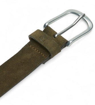 Timberland Green soft suede belt