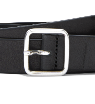 Timberland Riem met zwart gevlochten detail