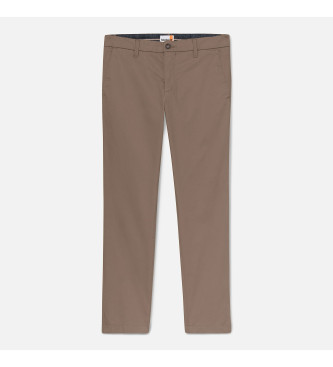 Timberland Pantaloni chino slim fit in twill marrone Claremont