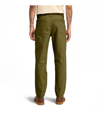 Timberland Claremont Chino-Hose aus gebrstetem Twill grn