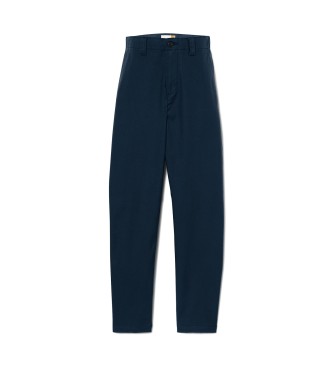 Timberland Claremont marine geborstelde keperstof chino broek