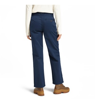 Timberland Claremont chino straight leg trousers blue