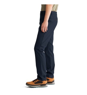 Timberland Pantaloni chino in twill elasticizzato blu scuro