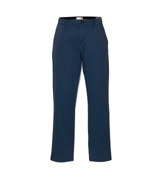 Timberland Pantaloni chino in twill elasticizzato blu scuro