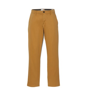 Timberland Braune Chino-Hose aus Stretch-Twill