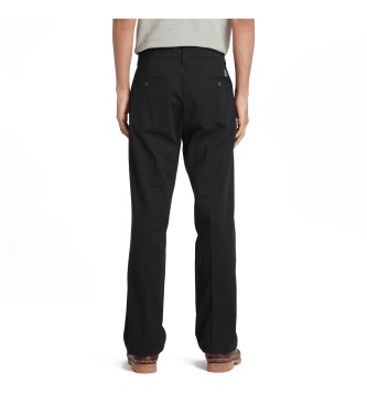 Timberland Claremont twill straight chino trousers black