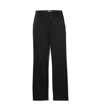 Timberland Claremont twill straight chino trousers black