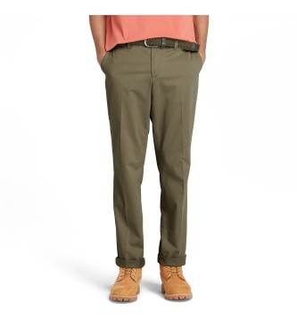 Timberland Pantalon chino droit en serg Claremont vert