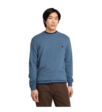 Timberland Cohas Brook merino wool crew neck jumper blue