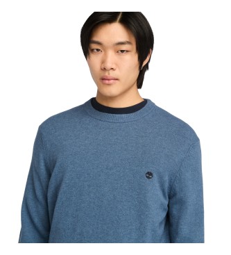 Timberland Cohas Brook merino wool crew neck jumper blue