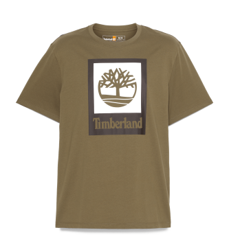 Timberland T-shirt  logo Square Stack vert