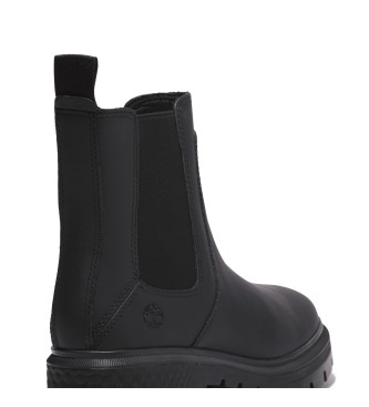 Timberland Botines de piel de media caa Chelsea Cortina Valley negro