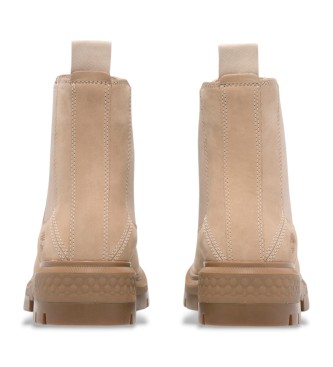 Timberland Bottines en cuir beige Cortina Chelsea