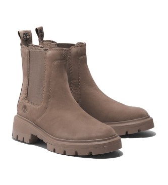 Timberland Botines  de piel de media caa Chelsea Cortina Valley Taupe 