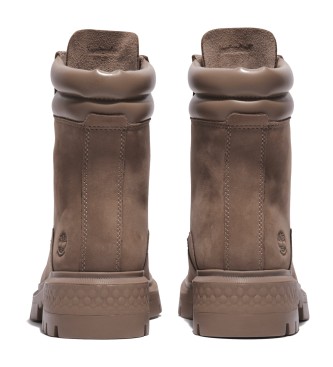 Timberland Botas de piel de media caa impermeables con cordones Cortina Valley taupe