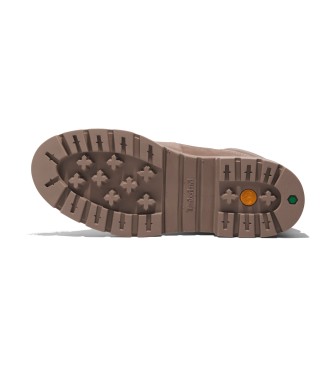 Timberland Botas de piel de media caa impermeables con cordones Cortina Valley taupe
