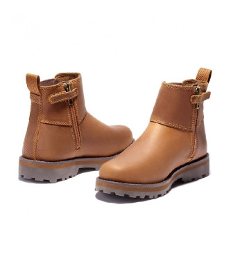 Timberland Courma Kid Leather Chelsea Boots Brown