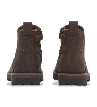 Timberland Courma Kid Stivaletto Chelsea in pelle marrone medio