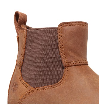 Timberland Botas de couro Courma Chelsea castanhas