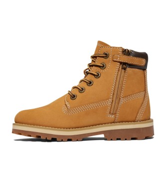 Timberland Botas de couro com atacadores Courma amarelo