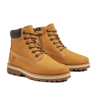Timberland Botas de couro com atacadores Courma amarelo
