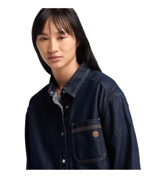 Timberland Chemise en denim avec technologie Refibra bleue