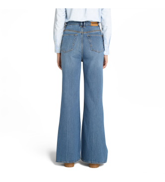 Timberland Jeans Acampanados azul