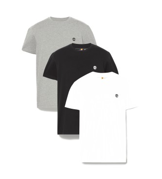 Timberland Pakke med 3 flerfarvede Dunstan River T-shirts