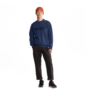 Timberland Sweatshirt Geborduurd Logo navy