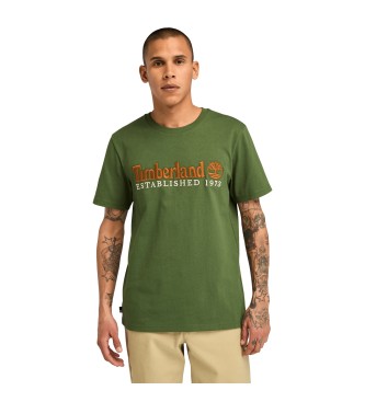 Timberland Established 1973 embroidered T-shirt green