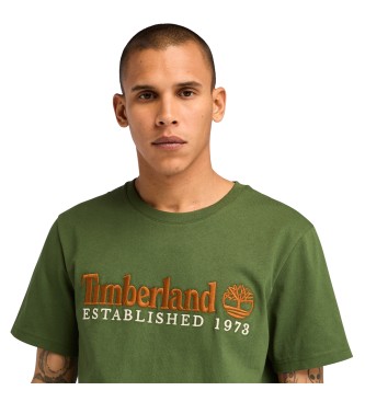 Timberland Established 1973 embroidered T-shirt green