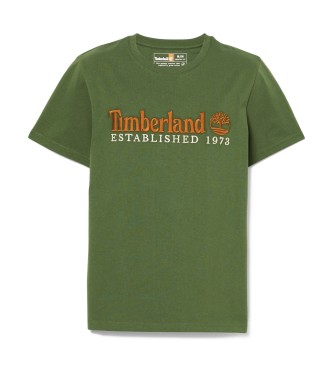 Timberland Established 1973 embroidered T-shirt green