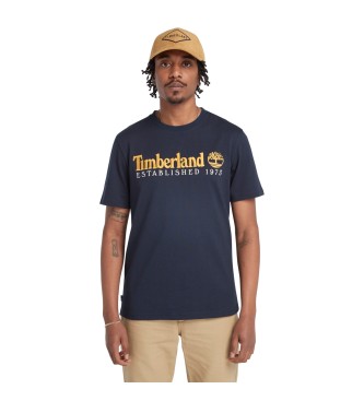 Timberland Established broderad T-shirt 1973 marinbl