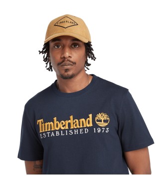 Timberland Established broderad T-shirt 1973 marinbl