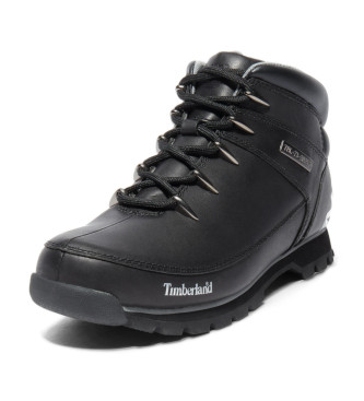 Timberland Euro Sprint Hiker Leren Enkellaarsjes Zwart