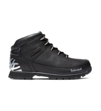 Timberland Euro Sprint lace-up mid-calf leather boots black