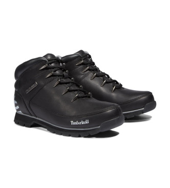 Timberland Euro Sprint lace-up mid-calf leather boots black