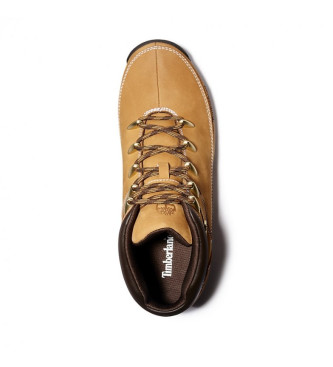 Timberland Euro Sprint Brown mid-top leather trainers