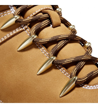 Timberland Euro Sprint Brown mid-top leather trainers