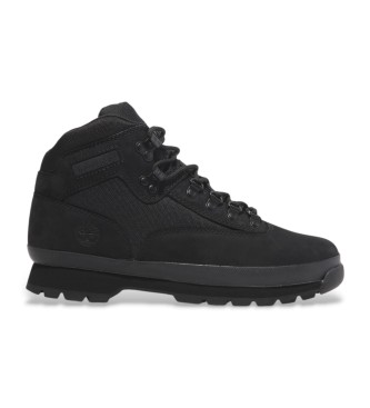 Timberland Botas de caminhada em pele Euro Hiker Mid preto