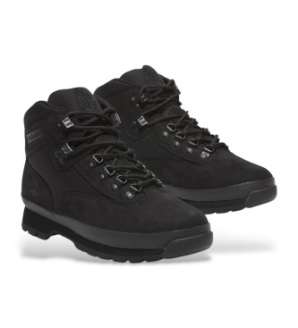 Timberland Usnjeni pohodniški škornji Euro Hiker Mid black