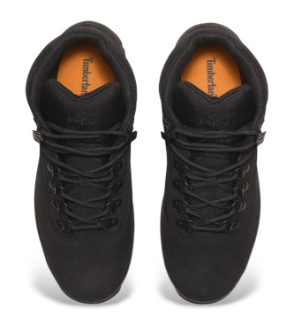 Timberland Usnjeni pohodniški škornji Euro Hiker Mid black