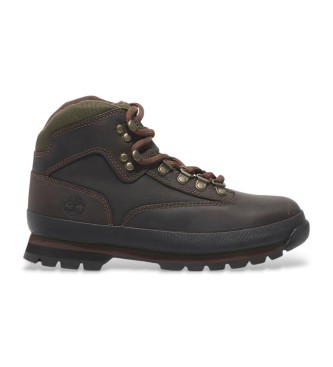 Timberland Botas de caminhada em pele Euro Hiker Mid castanho