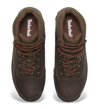 Timberland Usnjeni pohodniški škornji Euro Hiker Mid brown