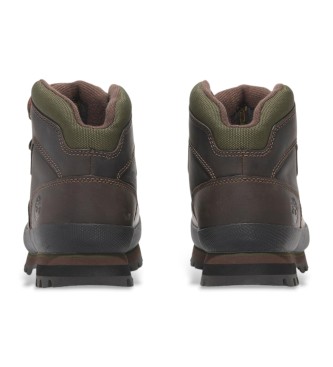 Timberland Usnjeni pohodniški škornji Euro Hiker Mid brown